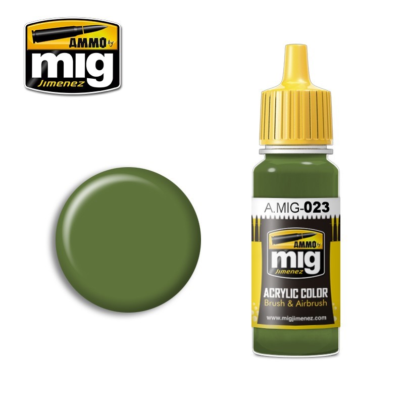 Acrylic paint PROTECTIVE GREEN (Ammo Mig) (17ml) 