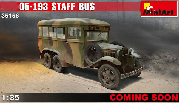 Model kit 1/35 GAZ-05-193 Staff Bus (MiniArt)