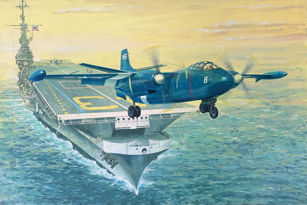 Model kit 1/72 North-American AJ-1 Savage (Roden)