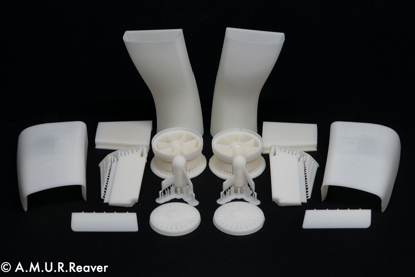 Additions 1/32 Air intakes for F-4C/D/E/EJ/G models for Tamiya (A.M.U.R.Reaver) 