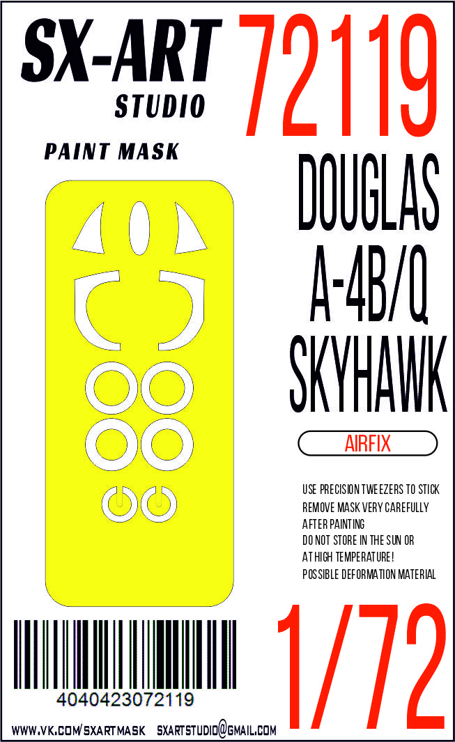 Paint Mask 1/72 Douglas A-4B/Q Skyhawk (Airfix)