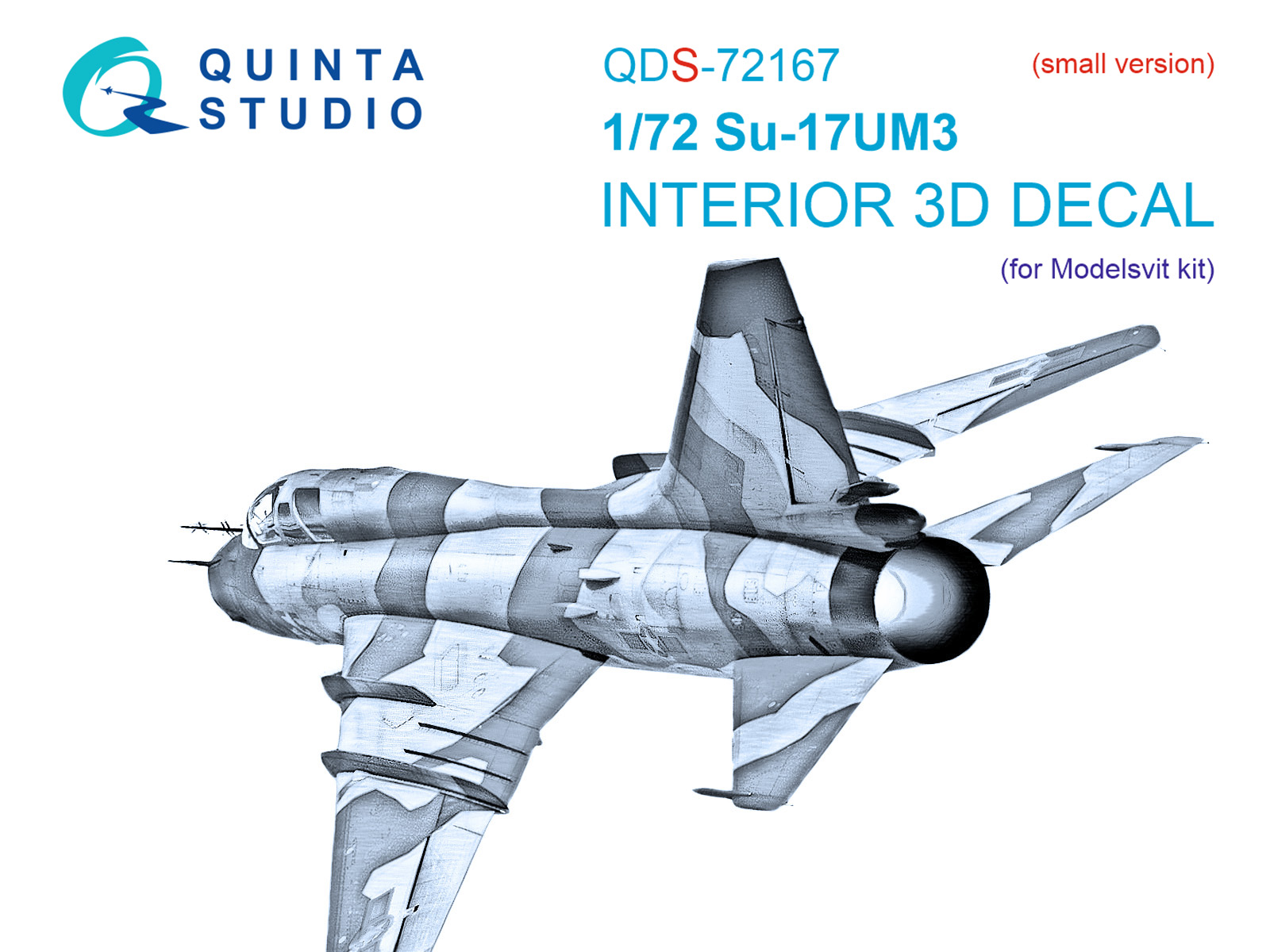 Su-17UM3 3D-Printed & coloured Interior on decal paper (Modelsvit) (small version)