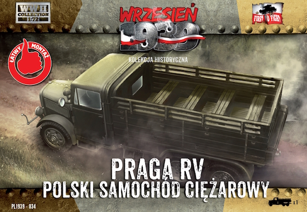 Model kit 1/72 Praga RV lorry/truck in Polish service (First To Fight Kits)