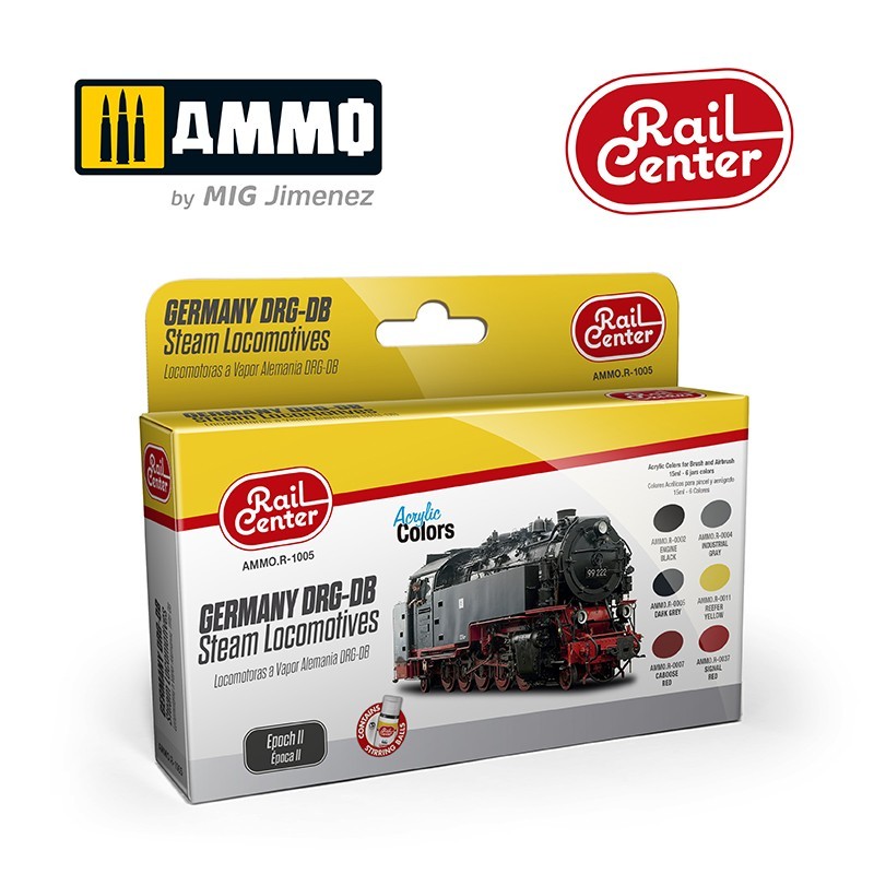 AMMO RAIL CENTER - Germany DRG-DB Steam Locomotives EPOCH II