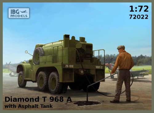 Model kit 1/72 Diamond T 968A with Asphalt Tank (IBG Models)