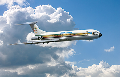 Model kit 1/144 Vickers Super VC-10/VC10 Type 1154 East African Airways (Roden)