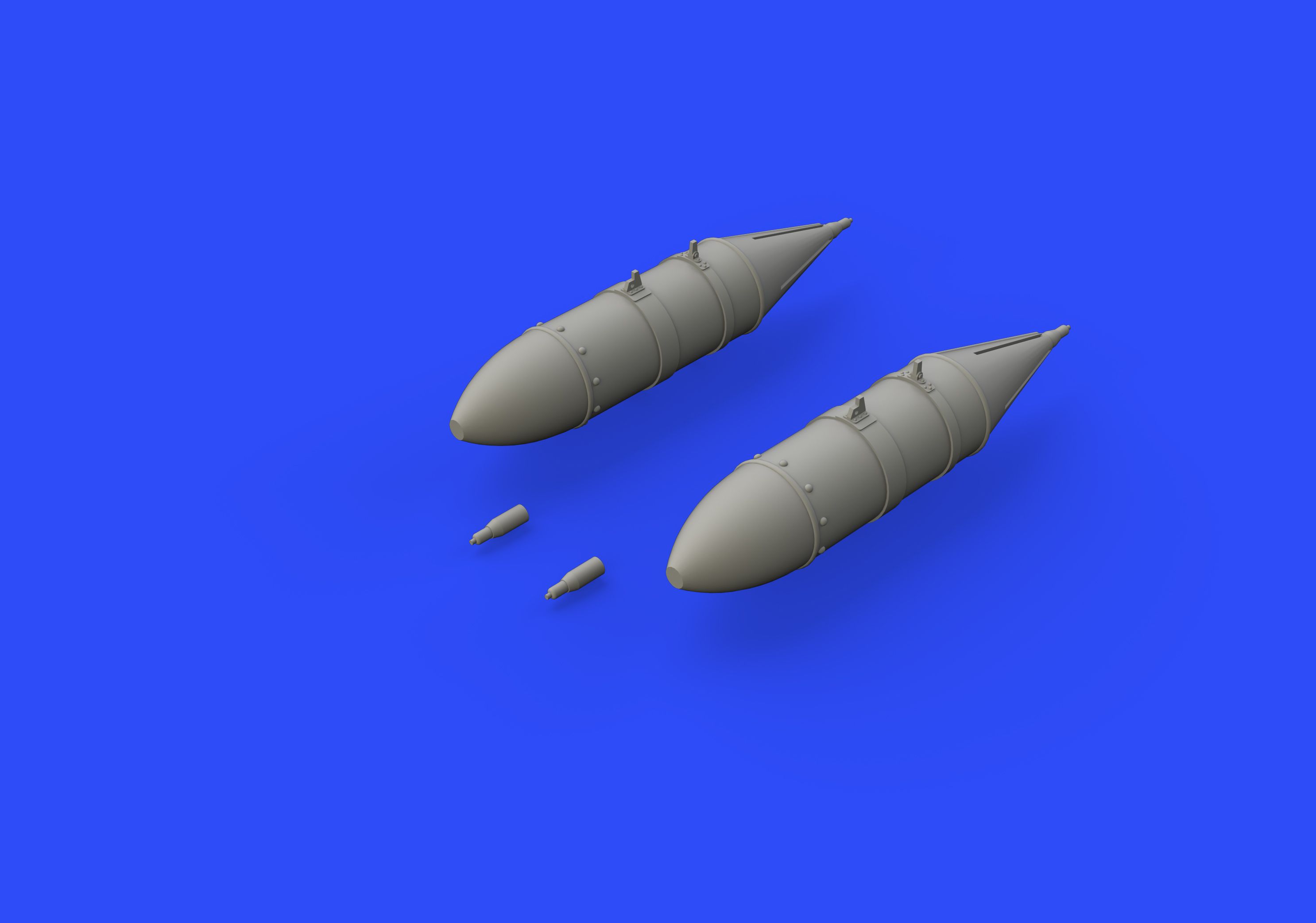 Additions (3D resin printing) 1/48 FAB-250 Soviet WWII bombs 