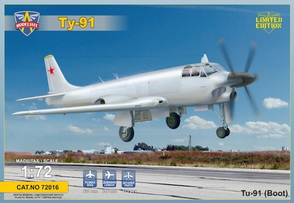 Model kit 1/72 Tupolev Tu-91 (Modelsvit) 