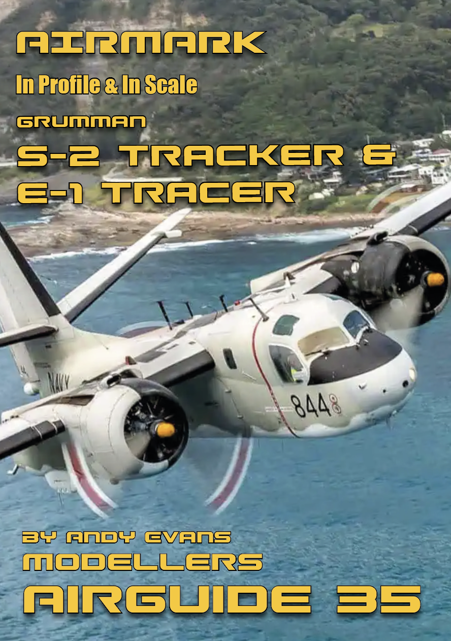 Aircraft books Grumman S-2 Tracker and E-1 Tracker by Andy Evans (Airmark)