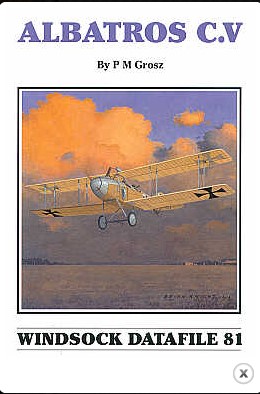 Aircraft books Albatros C.V (Albatros Productions)