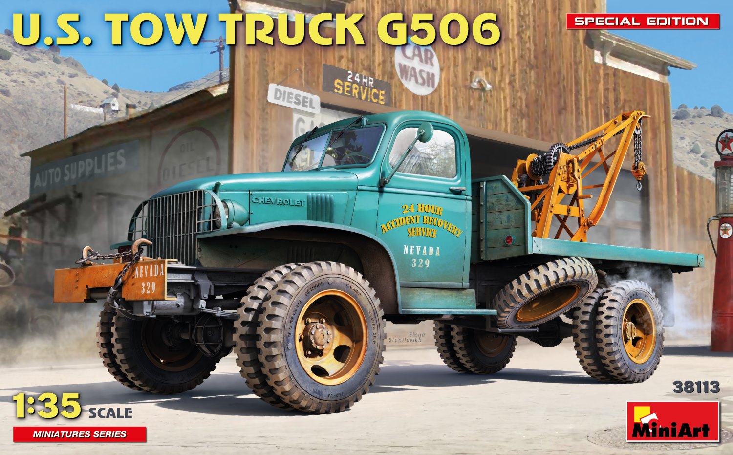 Model kit 1/35 U.S. TOW TRUCK G506. (MiniArt)