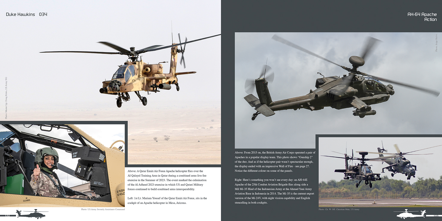 Aircraft books Duke Hawkins: Boeing AH-64 Apache (HMH-Publications)
