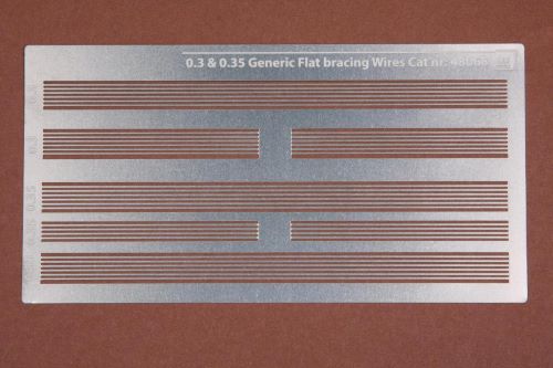 Aircraft detailing sets (etched) 1/48 Generic Flat rigging wires 0.3-0.35.mm