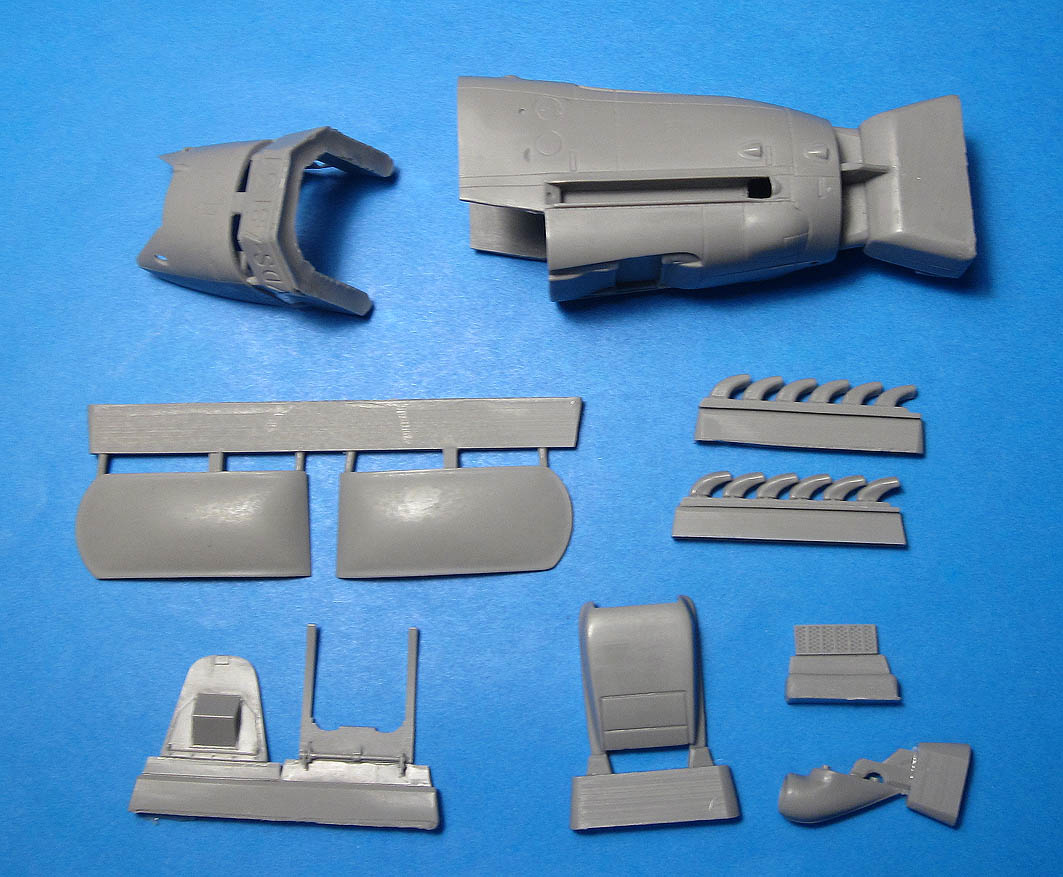 Additions (3D resin printing) 1/48 Bf 109G-10 WNF conversion (Zvezda) (Vector) 