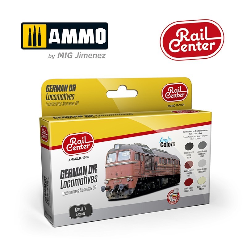 AMMO RAIL CENTER - German DR Locomotives EPOCH IV