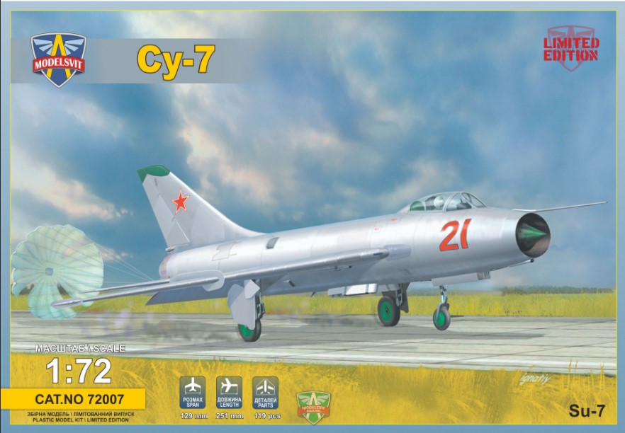 Model kit 1/72  Sukhoi Su-7 (Modelsvit) 