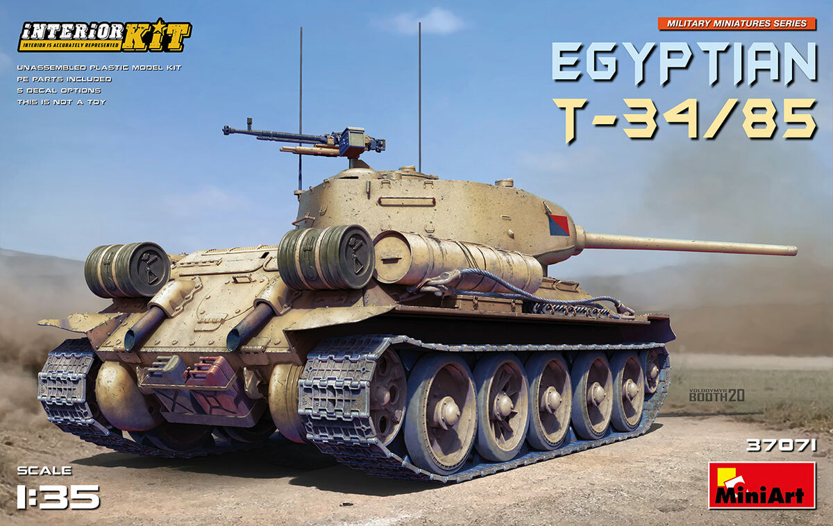 Model kit 1/35 Egyptian T-34-85 Interior Kit (MiniArt)