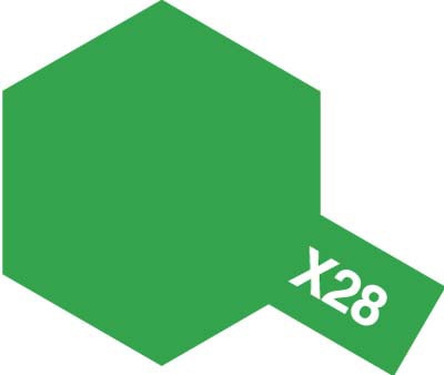 Acrylic paint Acrylic Mini X-28 Park Green (Tamiya) (10ml)