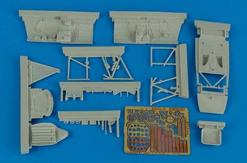 Additions (3D resin printing) 1/48 Mikoyan MiG-3 cockpit set (designed to be used with Trumpeter kits) 