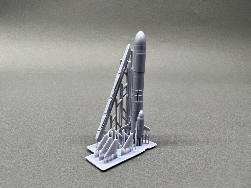 Additions (3D resin printing) 1/72 Rocket X-35U + AKU58 2 pcs. Set (KepModels)
