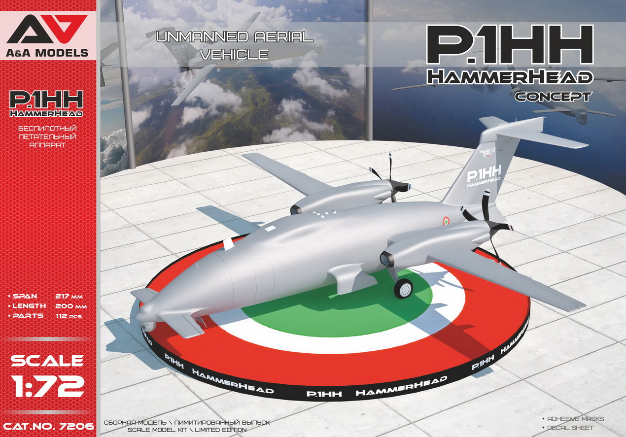 Model kit 1/72 P1.HH Hammerhead (Concept) (A & A Models)
