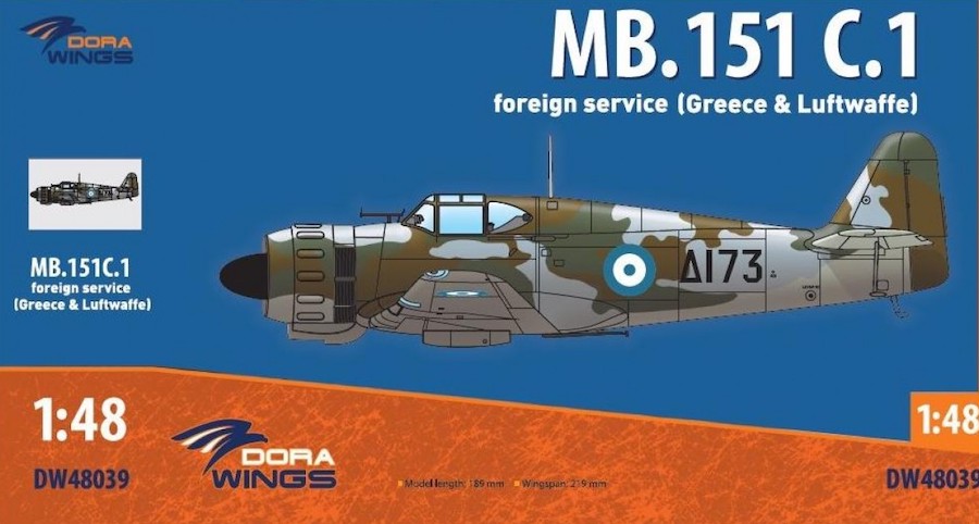 Model kit 1/48 Marcel-Bloch MB.151C.1 (Dora Wings)