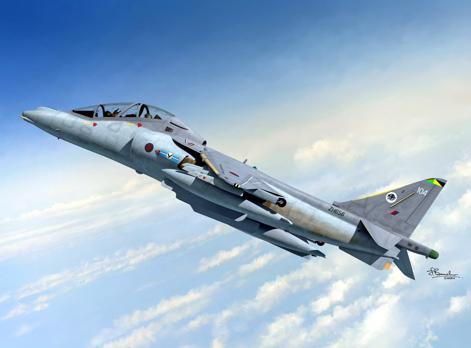 Model kit 1/72 BAe Harrier T.10/12 (Sword)