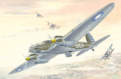 Model kit 1/72 He-111A (Roden)