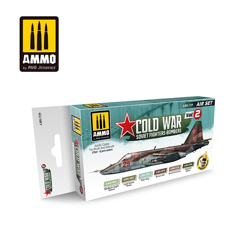 Cold War Vol. 2 - Soviet Fighters - Bombers (Ammo Mig) (6x17ml) 