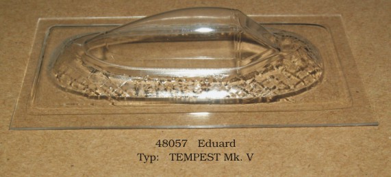 Vacu Canopy 1/48 Tempest Mk.V (EDU) (Rob Taurus)