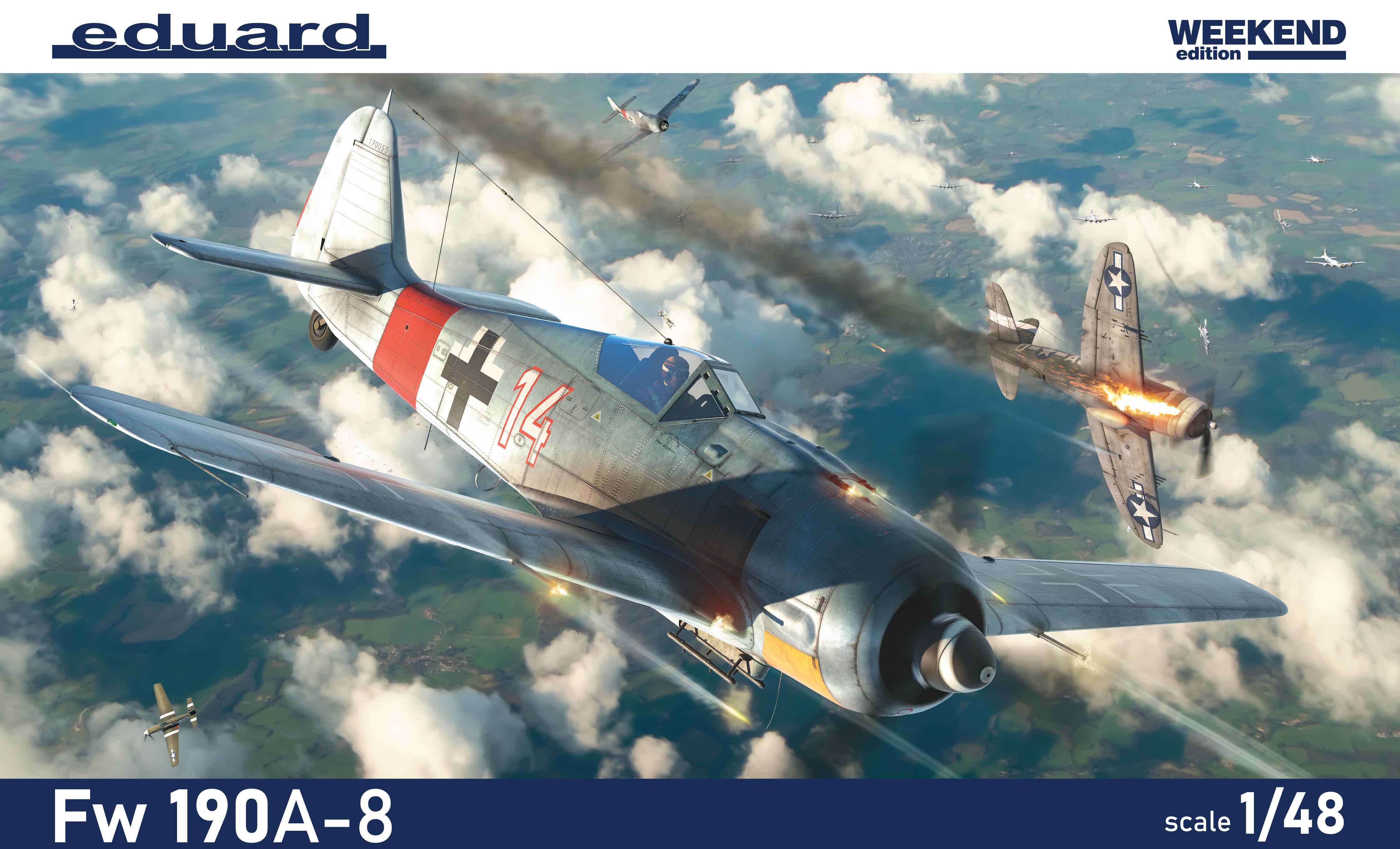 Model kit 1/48 Focke-Wulf Fw-190A-8 Weekend edition (Eduard kits)