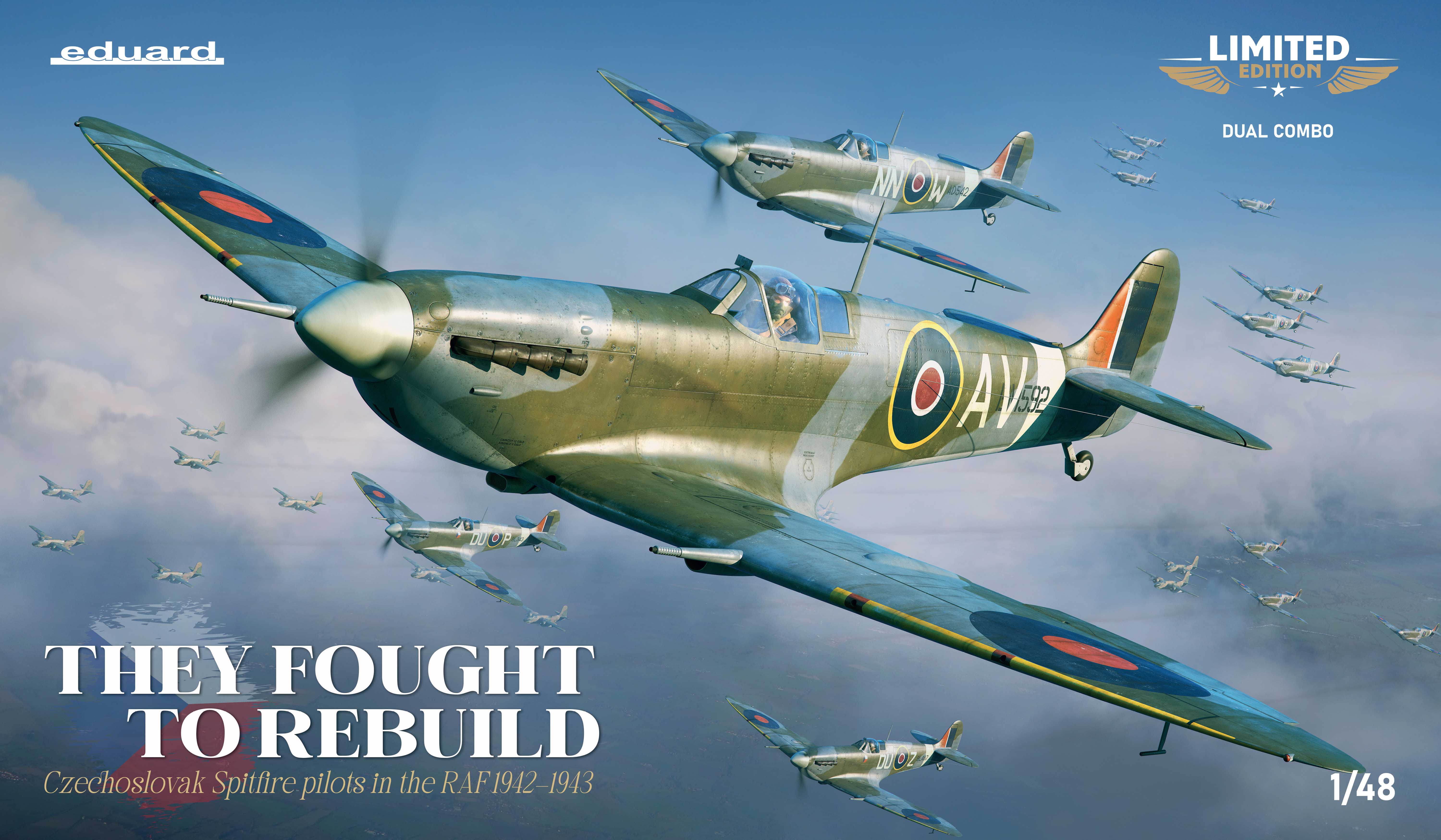 Model kit 1/48 THEY FOUGHT TO REBUILD DUAL COMBO  (Eduard kits)