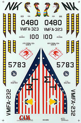 Decal 1/48 McDonnell F-4N Phantom (CAM)