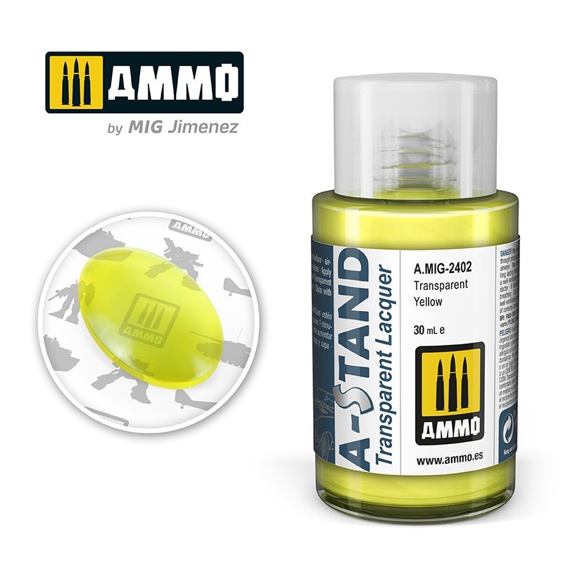 A-STAND Transparent Yellow (Ammo Mig) (30ml) 