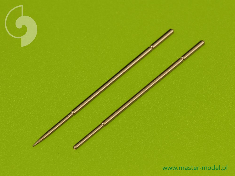 Aircraft detailing sets (brass) 1/72 Saab J-29 Tunnan - Pitot Tubes (designed to be used with Airfix and Heller kits) 