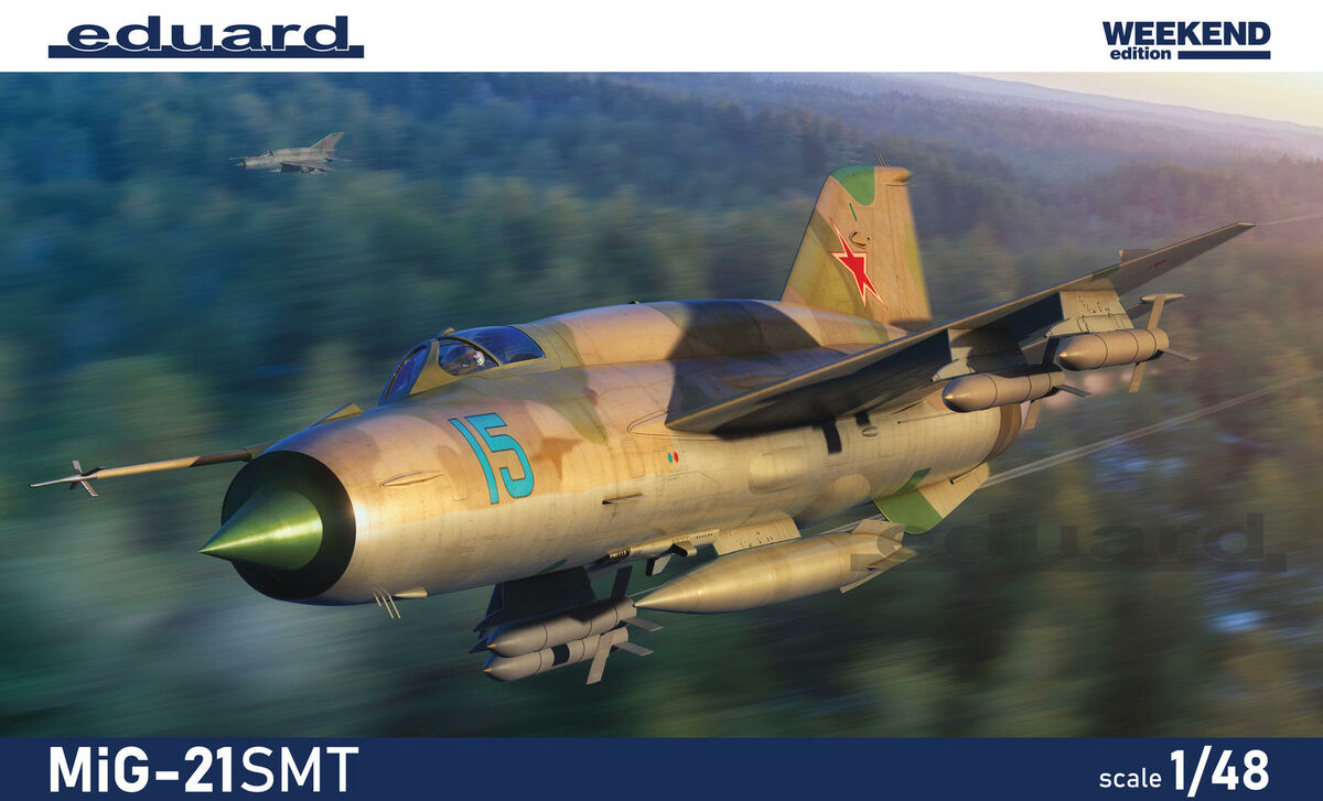 Model kit 1/48 Mikoyan MiG-21SMT Weekend edition (Eduard kits)