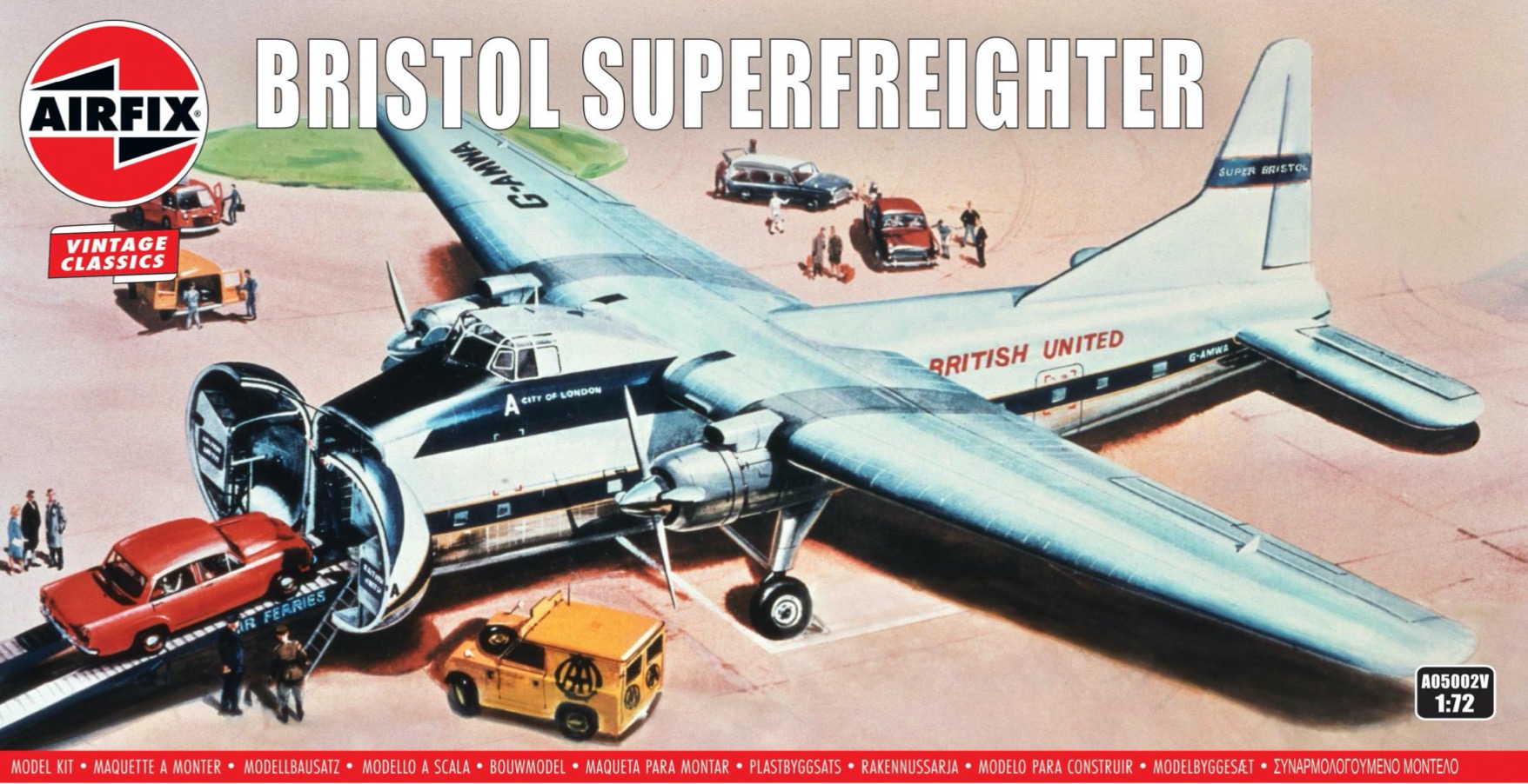 Model kit 1/72 Bristol Superfreighter (Airfix)