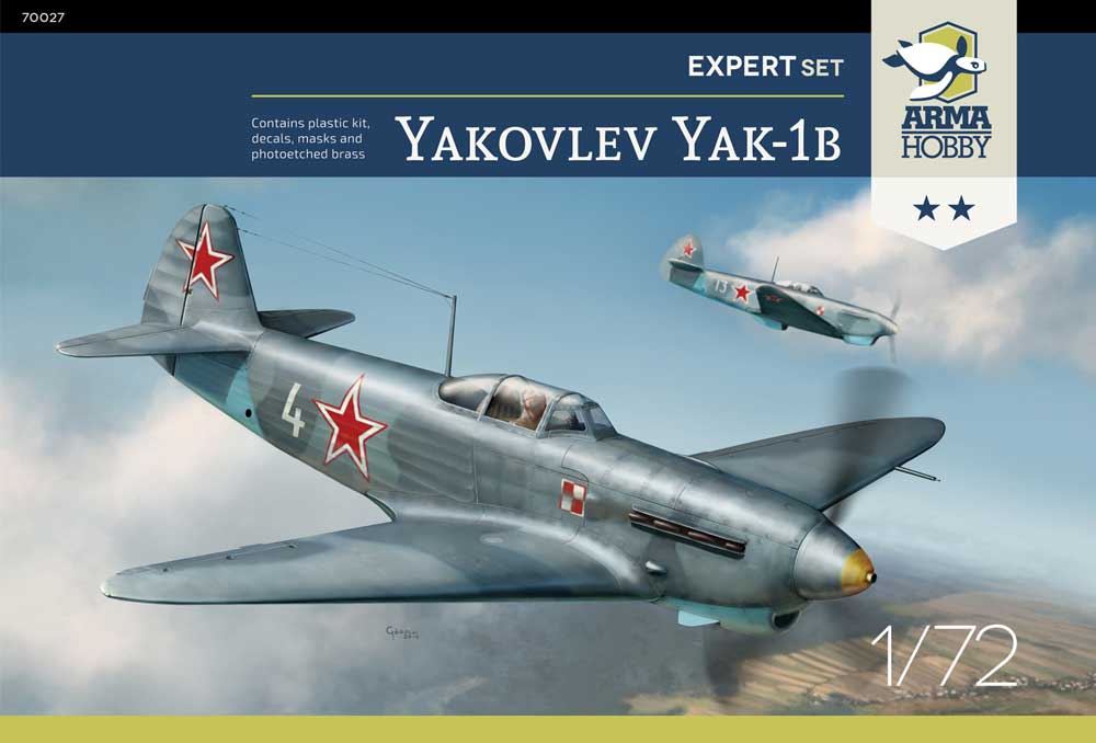 Model kit 1/72 Yakovlev Yak-1b Expert Set (Arma Hobby)