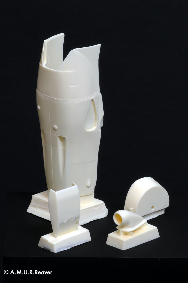 Additions 1/32 Revell Bf109G-6 to Bf109G-6/AS Conversion Kit (A.M.U.R.Reaver) 