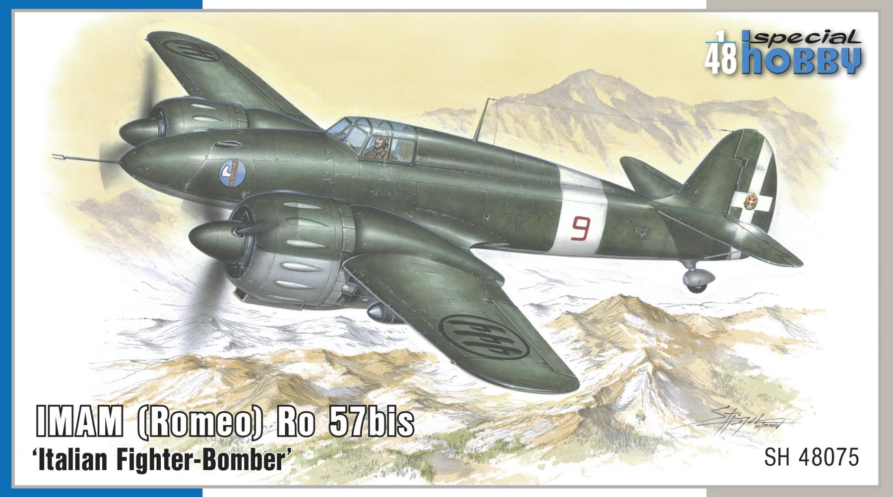 Model kit 1/48 IMAM Ro 57 bis 'Italian Fighter-Bomber' (Special Hobby)