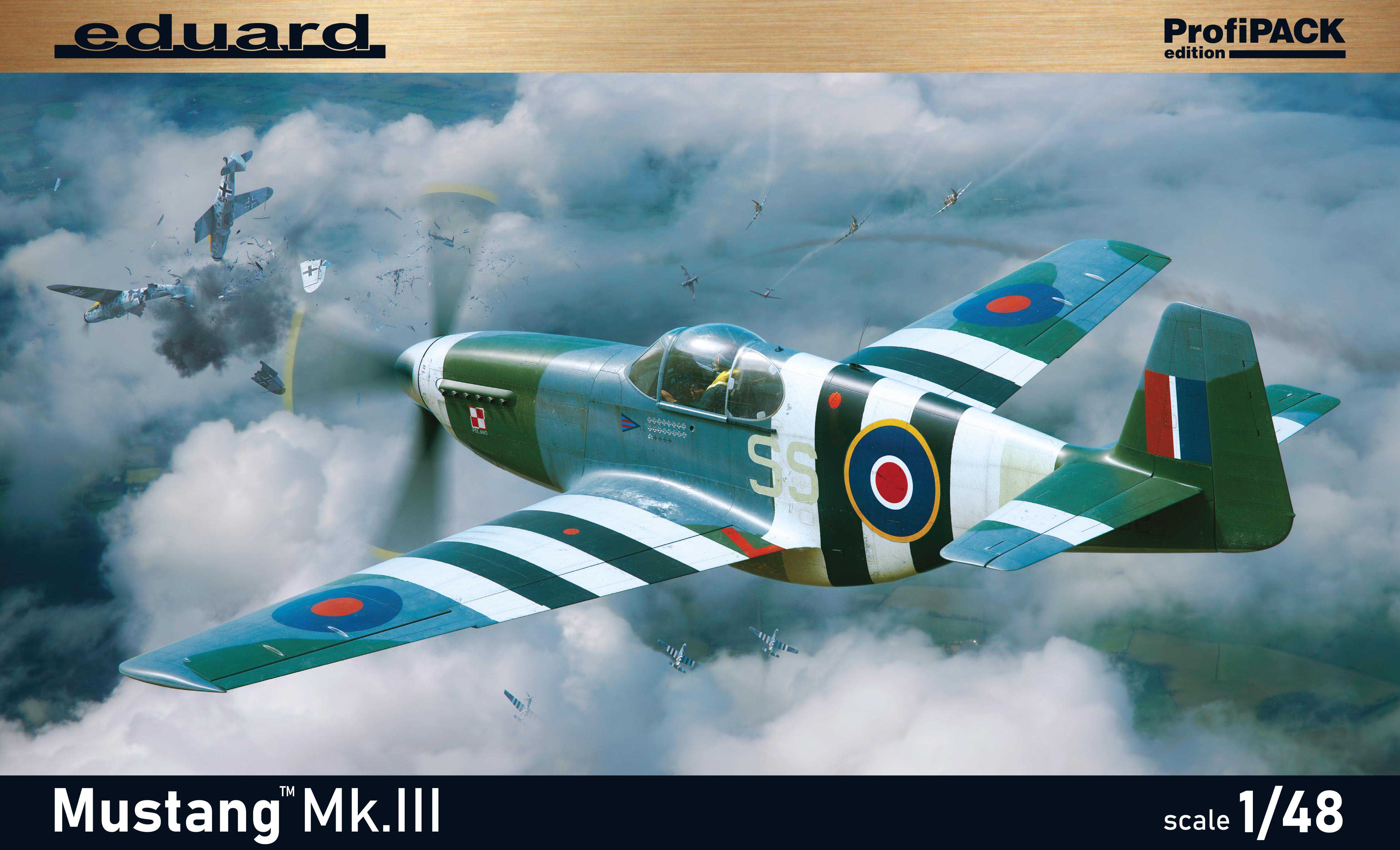 Model kit 1/48 North-American Mustang Mk.III The ProfiPACK (Eduard kits)