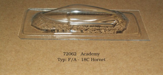 Vacu Canopy 1/72 F/A-18C Hornet (ACAD) (Rob Taurus)