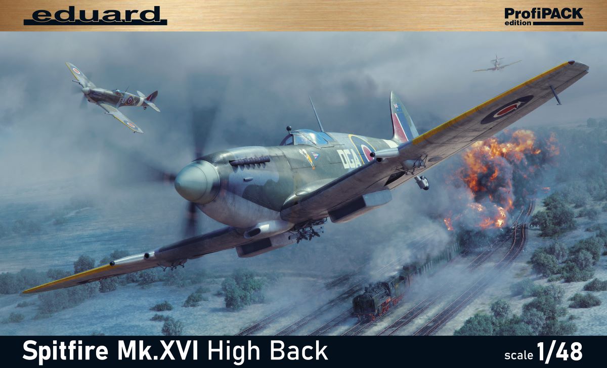 Model kit 1/48 Spitfire Mk.XVI High Back (PROFIPACK) (Eduard kits)
