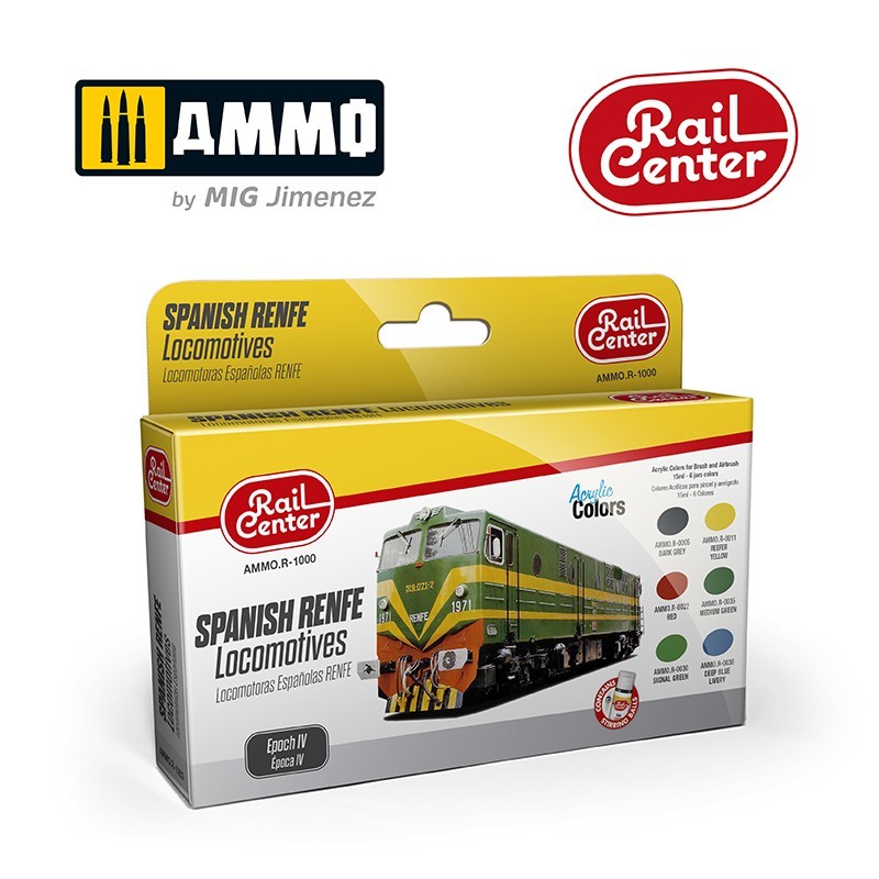 AMMO RAIL CENTER - Spanish Renfe Locomotives EPOCH IV (Ammo Mig)