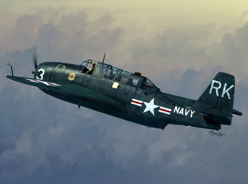 Model kit 1/72 Grumman TBM-3R Avenger (Sword)