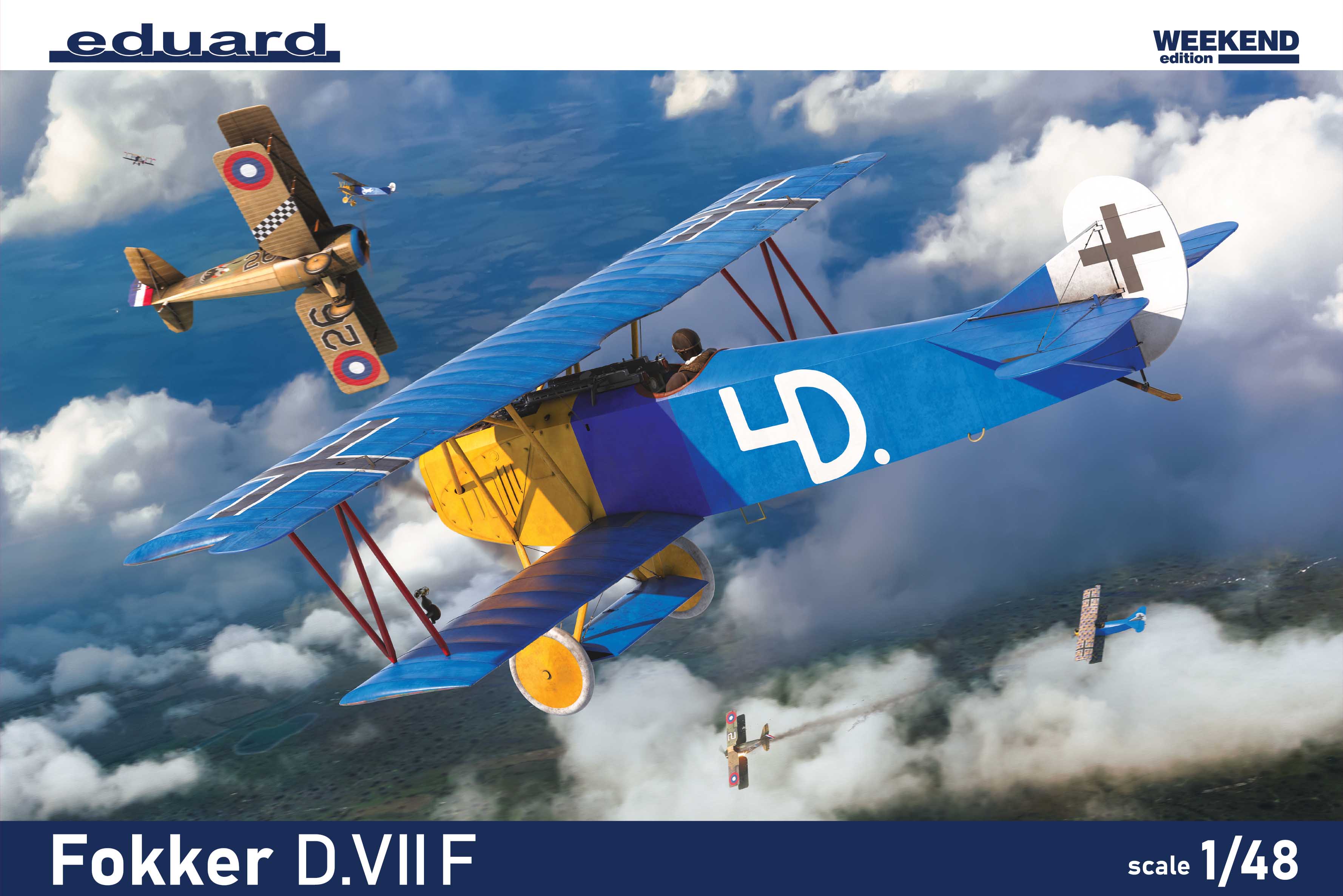 Model kit 1/48 Fokker D.VIIF (The Weekend edition kit) (Eduard kits)