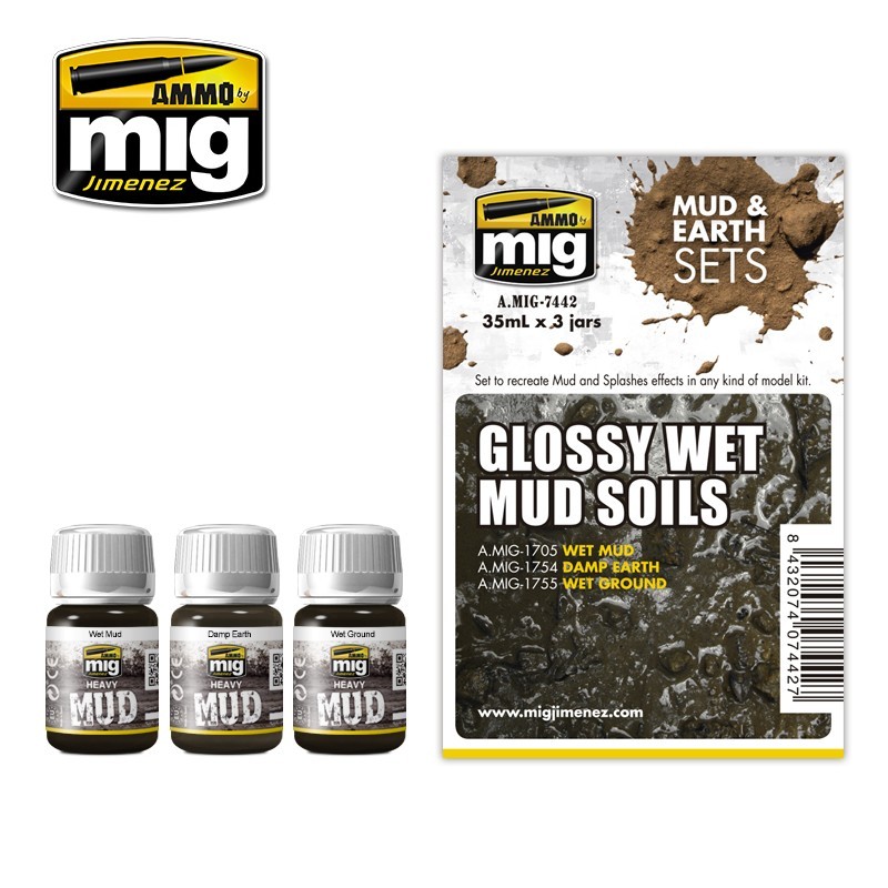 Glossy Wet Mud Soils (Ammo Mig)