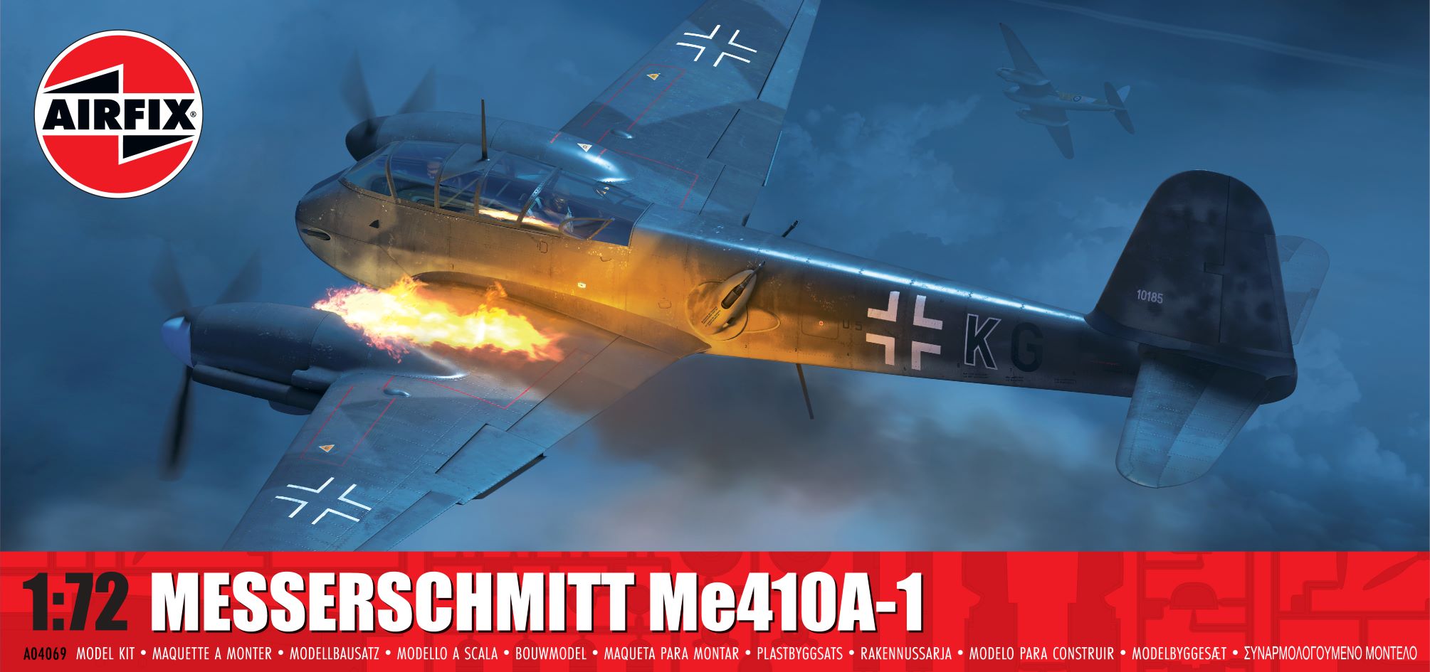 Model kit 1/72 Messerschmitt Me-410A-1 (Airfix)