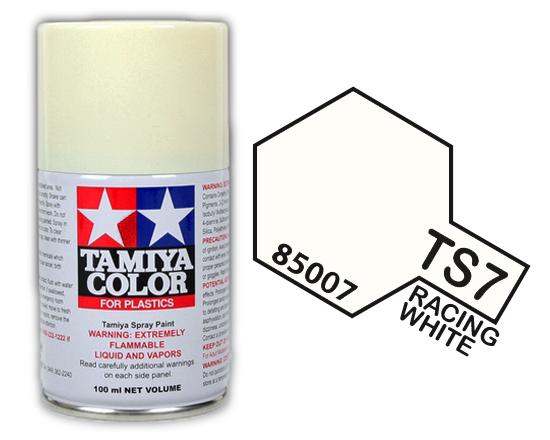 Spray paint TS-7 Racing White (Tamiya) (100ml)