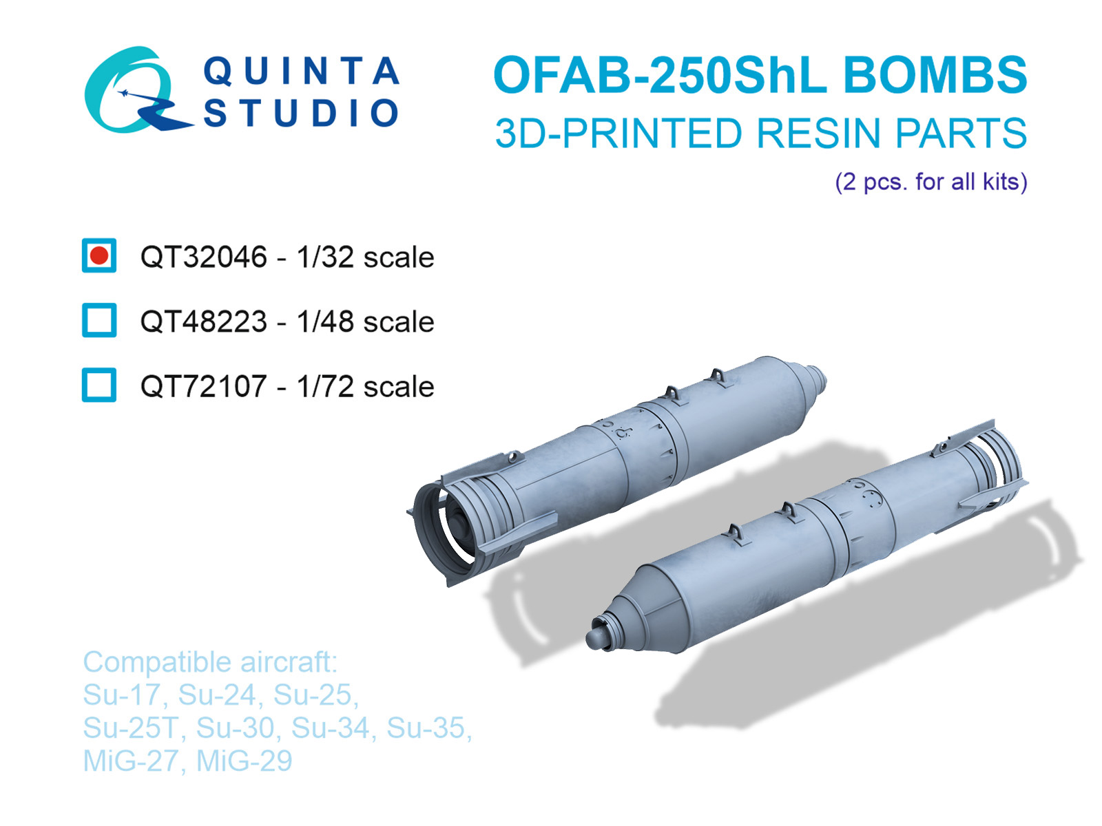 OFAB-250ShL Bombs, 2 pcs (for all kits)